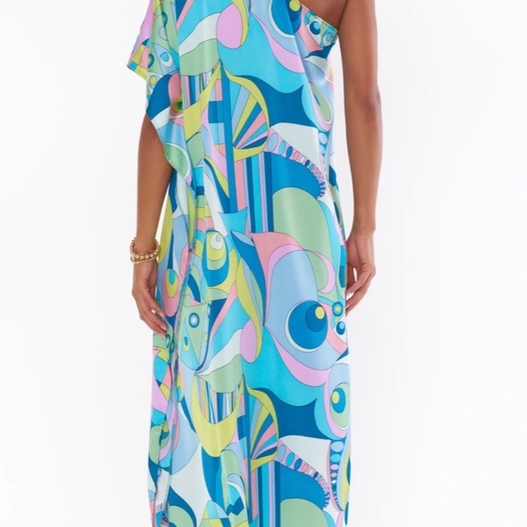 Tropez Maxi One shoulder dress - Picture 2 of 3